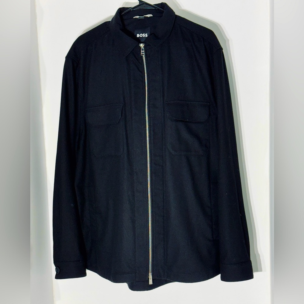 Hugo Boss Boss relaxed fit overshirt 46R